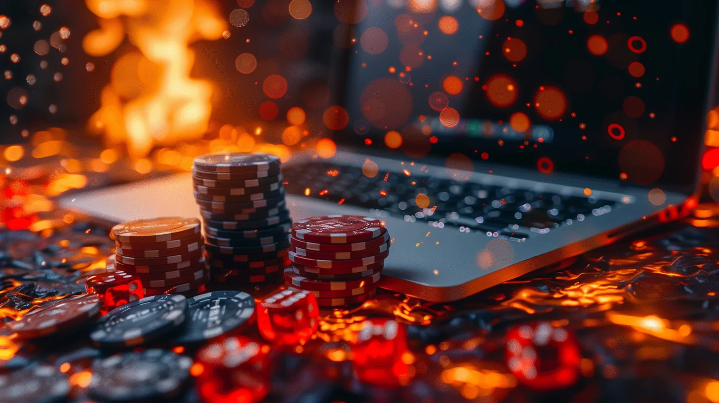 Tampilan ruang kasino digital GILA138 dengan permainan meja